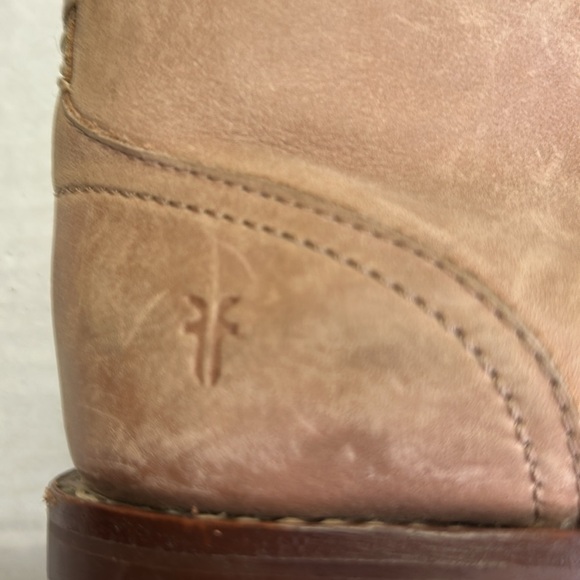 FRYE WOMENS TART PINK BOOTS GENUINE LEATHER ALTA HICKER BOOT IN DUSTY ROSE 9B - Picture 8 of 14